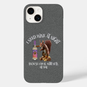 一日中のナッツ – リスおもしろいレルワインドリンカー Case-Mate iPhone 14ケース