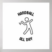 一日中ハンドボール ポスター (正面)