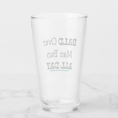 一日中マンバンにはげてる タンブラーグラス (裏面)