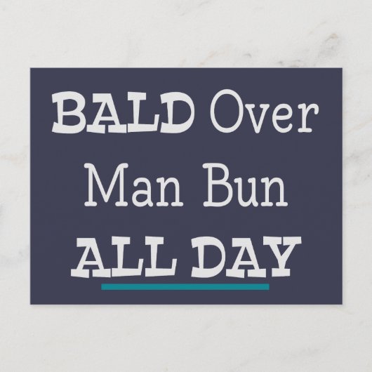 一日中マンバンにはげてる ポストカード (正面)