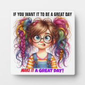 一日素晴らしだ! フォトプラーク (正面)