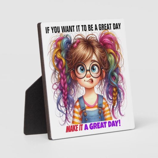 一日素晴らしだ! フォトプラーク (正面)