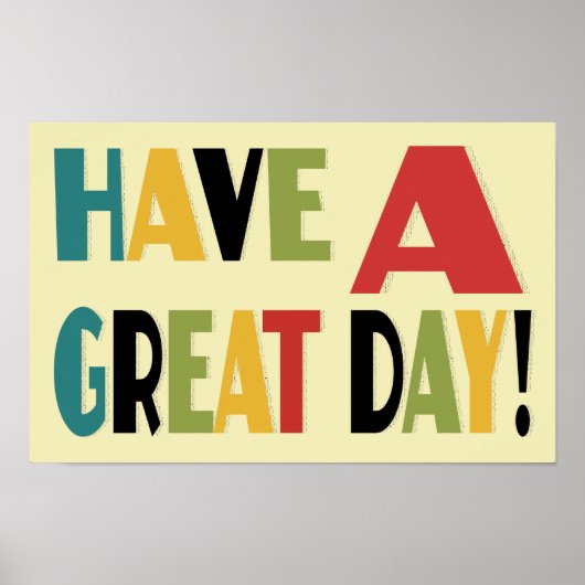 一日素晴らし過ぎ感動的る ポスター (正面)