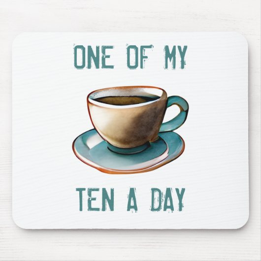 一日10回 マウスパッド (正面)