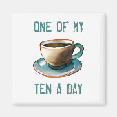 一日10回 マグネット (正面)