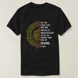 一日30分の瞑想 Tシャツ