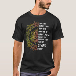 一日30分の瞑想 Tシャツ