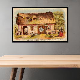 一時おもしろいストーブのアート ポスター