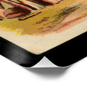 一時おもしろいストーブのアート ポスター (コーナー)