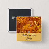 一時しのぎの心配のナースは金葉のナースにボタンをかけます 缶バッジ (正面&裏面)