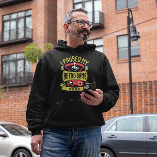 一時停止したマイレトロゲーム – ヴィンテージゲーマー パーカ