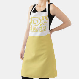 一時停止し祈てクリスチャンを進める エプロン