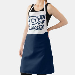 一時停止し祈てクリスチャンを進める エプロン