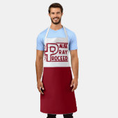 一時停止し祈てクリスチャンを進める エプロン (着用した状態)