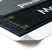 一時停止と反射 – ポスター引用文 ポスター (角)