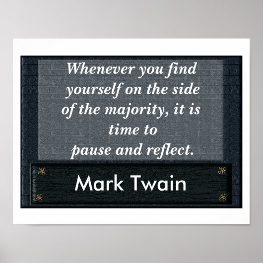 一時停止と反射 – ポスター引用文 ポスター (正面)