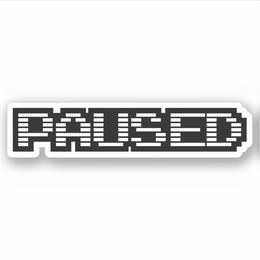 一時停止ステッカー シール (正面)