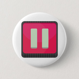 一時停止ボタンとピン：センチメンタル 缶バッジ