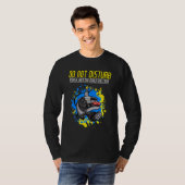 一時停止ボタンの誤動作ゲーマーを邪魔しない Tシャツ (正面フル)
