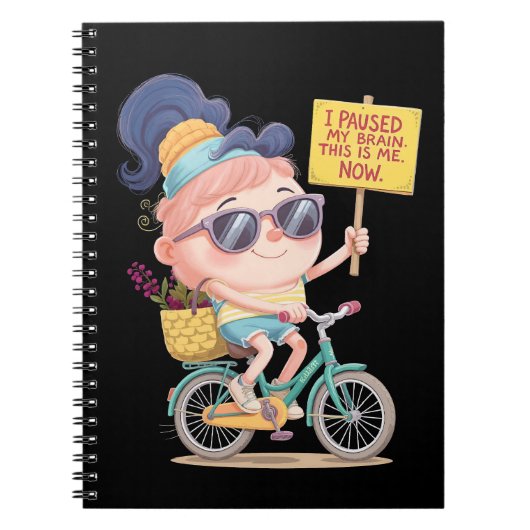 一時停止中の脳：これが私！今だ ノートブック (正面)