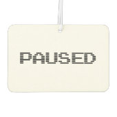 一時停止 カーエアーフレッシュナー (裏面)