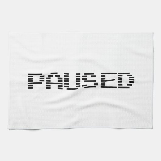 一時停止 キッチンタオル (横)