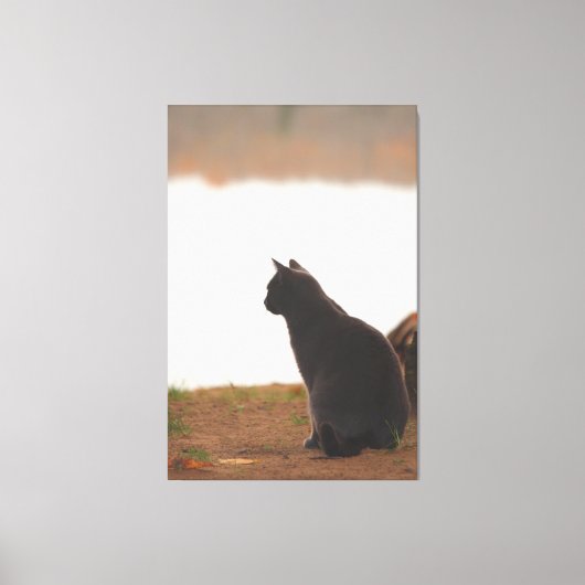 一時停止 キャンバスプリント (正面)