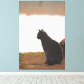 一時停止 キャンバスプリント (インサイチュ (ウッドフロア))