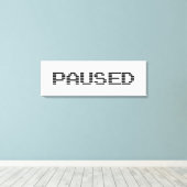 一時停止 キャンバスプリント (インサイチュ (ウッドフロア))