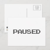 一時停止 ポストカード (正面/裏面)