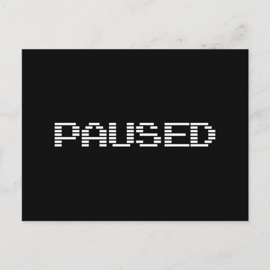 一時停止 ポストカード (正面)