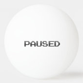一時停止 卓球ボール (裏面)