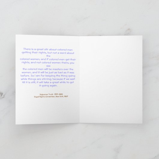 一時滞在者の真実 カード (内部)