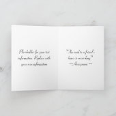 一時滞在者の真実Notecard カード (内部)