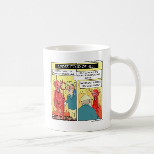 一時的なおもしろい地獄 コーヒーマグカップ (右)