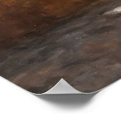 一時的なエレガンス：ウィンドウのバラ ポスター (角)