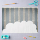 一時的なストライプの切り離し紙 薄葉紙 (クラフト)