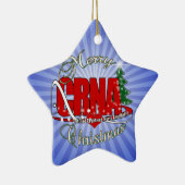 一時的なメリークリスマス セラミックオーナメント (右)