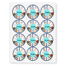 一時的な入れ墨を押して下さい