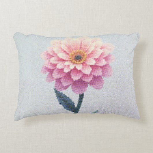 一時的な花びらのスケッチ アクセントクッション (正面)