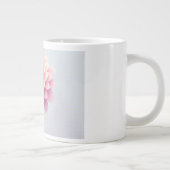 一時的な花びらのスケッチ ジャンボコーヒーマグカップ (右)