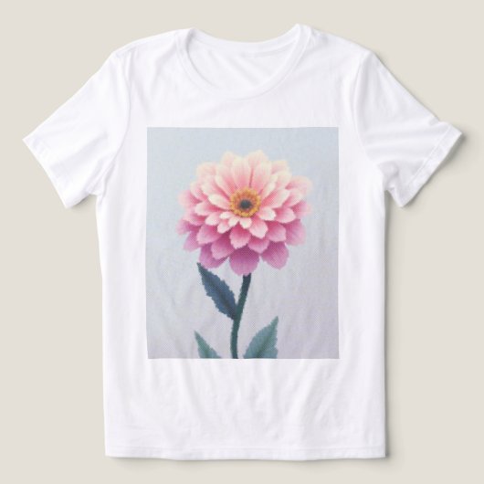 一時的な花びらのスケッチ トライブレンドTシャツ (デザイン正面)