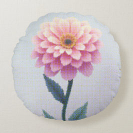 一時的な花びらのスケッチ ラウンドクッション