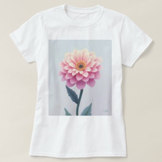 一時的な花びらのスケッチ Tシャツ (デザイン正面)
