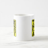 一時的な、短期間の コーヒーマグカップ (中央)