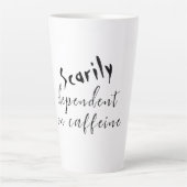 一時的にコーヒーハロウィーンに依存している カフェラテマグ (正面)