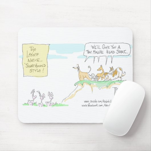 一時解雇の通知-マウスパッド マウスパッド (マウス)