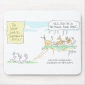 一時解雇の通知-マウスパッド マウスパッド (正面)