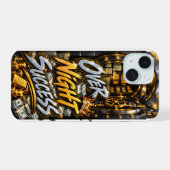 一晩での成功 Phone Case iPhone 15ケース (裏面横)