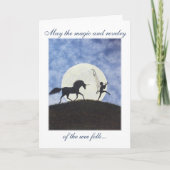 「一晩で見た」というカード カード (正面)